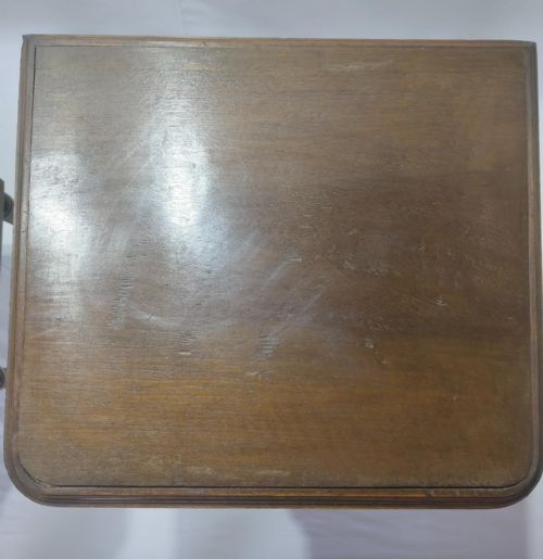ANTIQUE PAIR OF BEDSIDE CABINETS - ADDITIONAL PHOTO 2