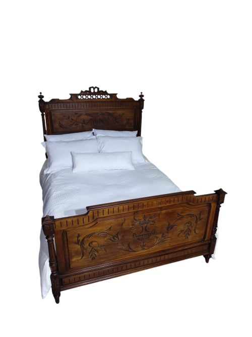 ANTIQUE DOUBLE BED - ADDITIONAL PHOTO 11