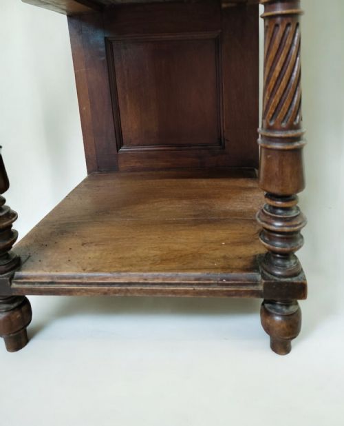 ANTIQUE BEDSIDE CABINET - ADDITIONAL PHOTO 7