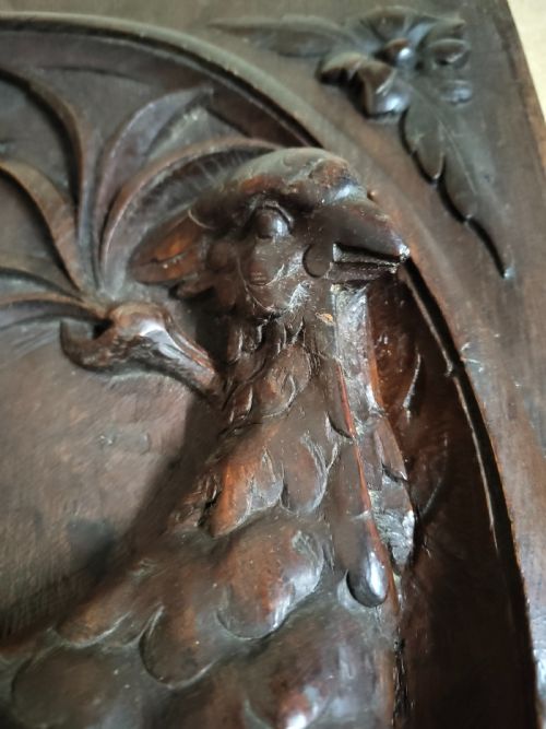 PAIR OF CARVED PANELS - ADDITIONAL PHOTO 5