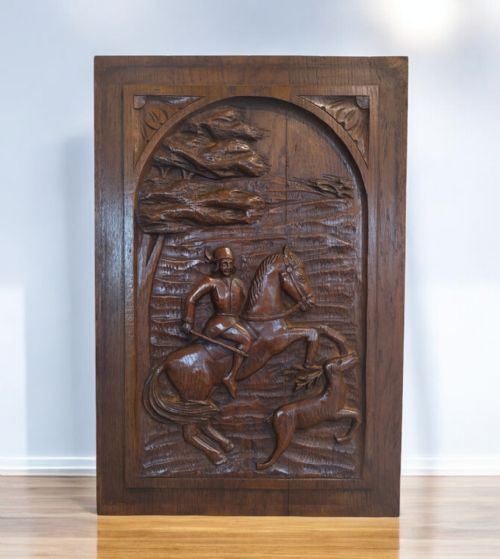 CARVED OAK PANEL - ADDITIONAL PHOTO 5