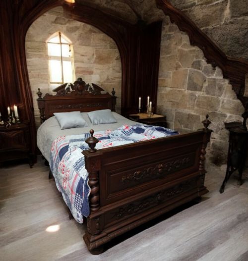 antique king sized bed - CATEGORY: ANTIQUE BEDS - DATED 1880