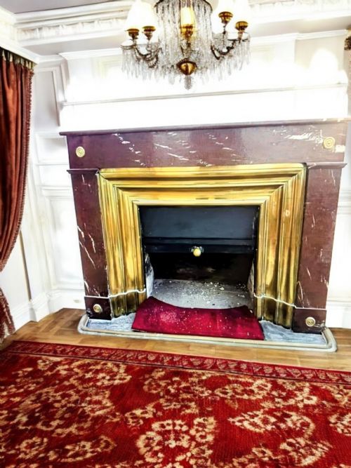 antique fire surround - CATEGORY: ANTIQUE FIREPLACES - DATED 1900