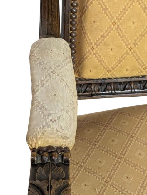PAIR OF ANTIQUE ARMCHAIRS - ADDITIONAL PHOTO 2
