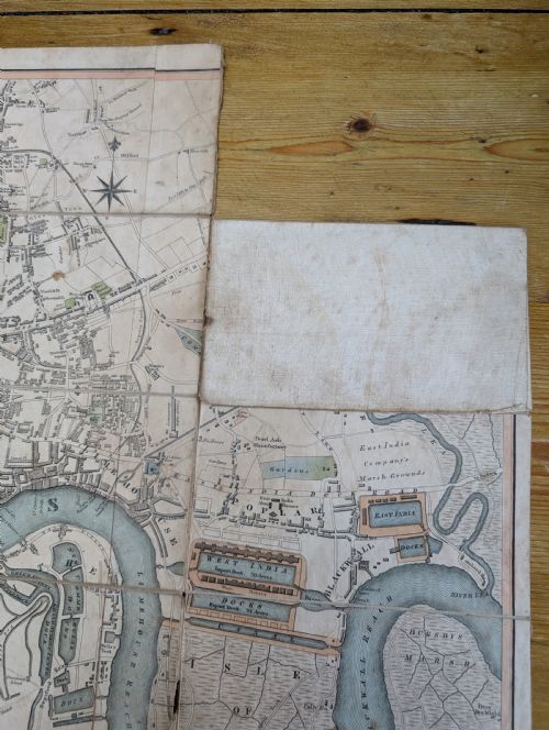 ANTIQUE MAP OF LONDON PUBLISHED BY WILLAM DARTON - ADDITIONAL PHOTO 7