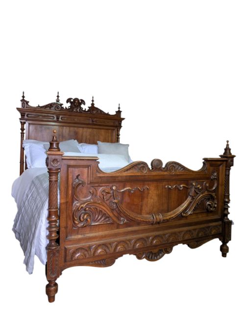 ANTIQUE FRENCH BED - ADDITIONAL PHOTO 1