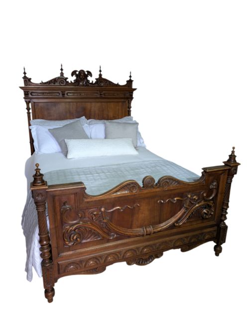 ANTIQUE FRENCH BED - ADDITIONAL PHOTO 2