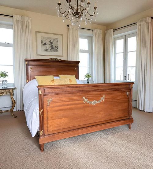 antique king sized bed - CATEGORY: ANTIQUE BEDS - DATED 1900
