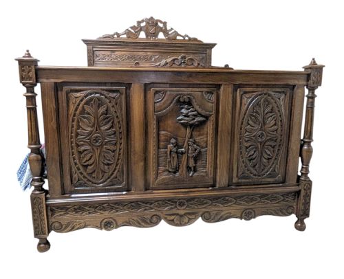 ANTIQUE DOUBLE BED - ADDITIONAL PHOTO 1