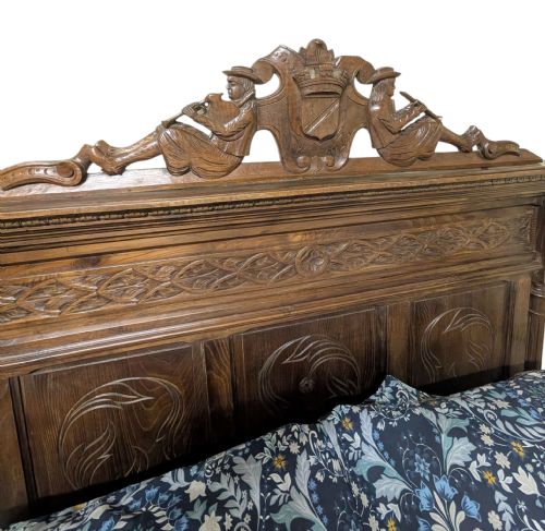 ANTIQUE DOUBLE BED - ADDITIONAL PHOTO 2