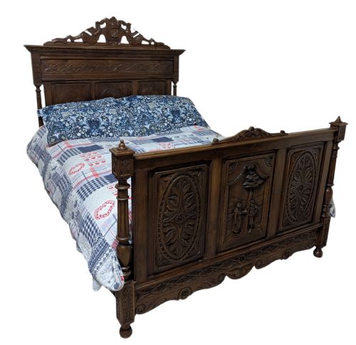 ANTIQUE DOUBLE BED - ADDITIONAL PHOTO 4