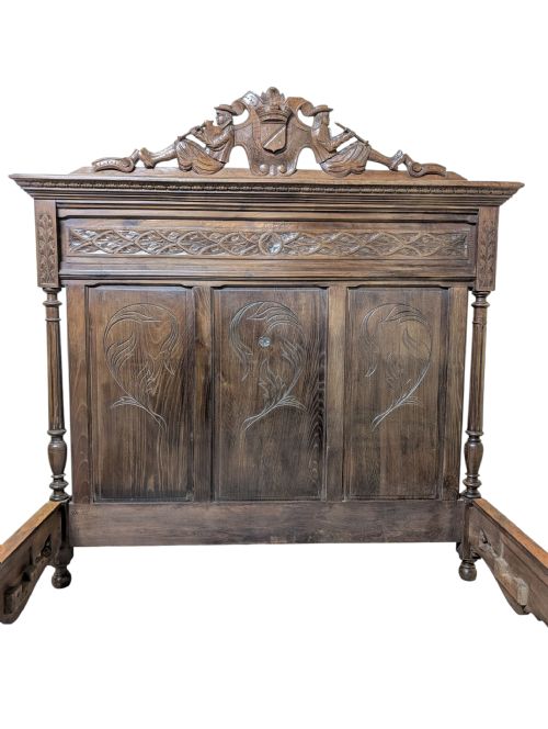 ANTIQUE DOUBLE BED - ADDITIONAL PHOTO 7