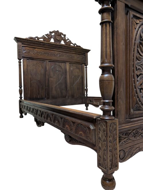 ANTIQUE DOUBLE BED - ADDITIONAL PHOTO 8