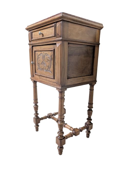 ANTIQUE BEDSIDE CABINET - ADDITIONAL PHOTO 2