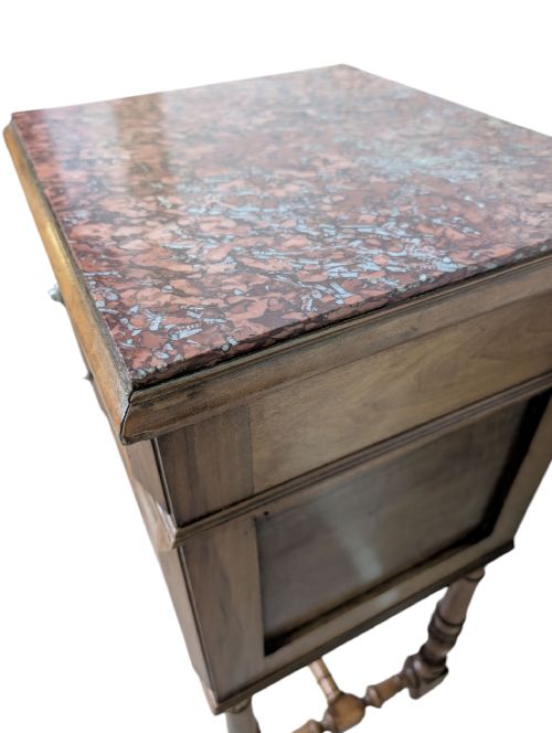 ANTIQUE BEDSIDE CABINET - ADDITIONAL PHOTO 5