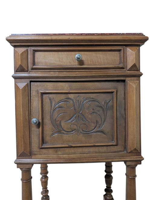 ANTIQUE BEDSIDE CABINET - ADDITIONAL PHOTO 8