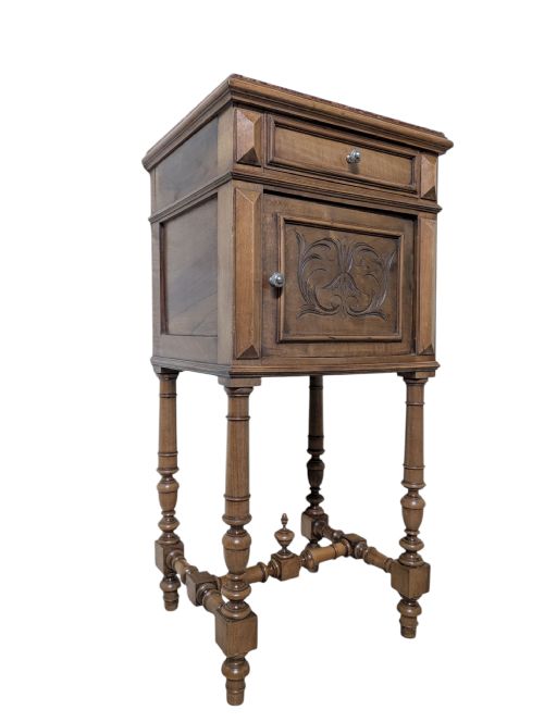 ANTIQUE BEDSIDE CABINET - ADDITIONAL PHOTO 10