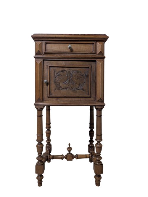 ANTIQUE BEDSIDE CABINET - ADDITIONAL PHOTO 11