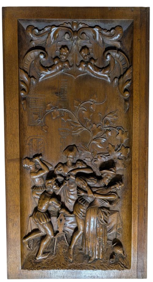 ANTIQUE CARVED PANEL - ADDITIONAL PHOTO 2