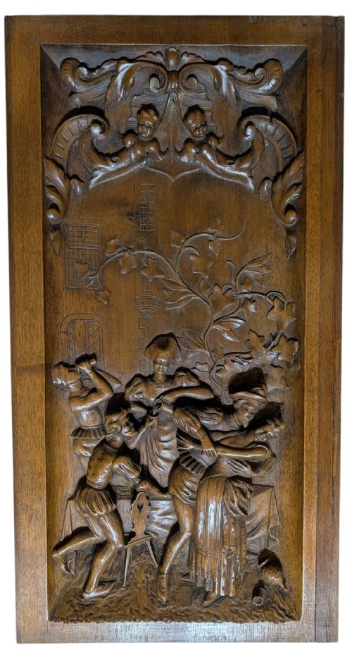 ANTIQUE CARVED PANEL