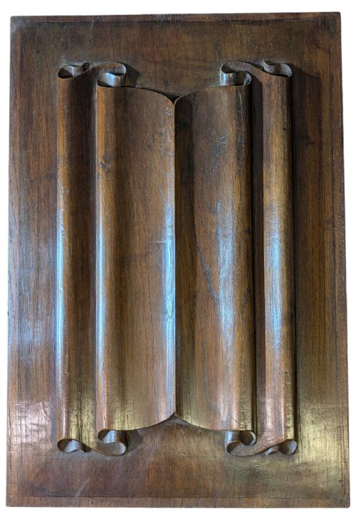 ANTIQUE PAIR OF CARVED PANELS - ADDITIONAL PHOTO 1