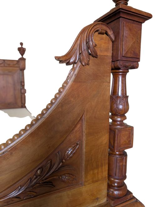 SUPER KING SIZED ANTIQUE BED - ADDITIONAL PHOTO 6