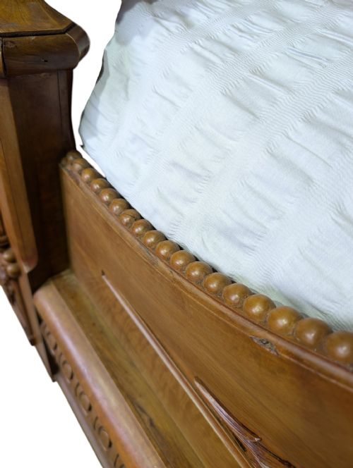 SUPER KING SIZED ANTIQUE BED - ADDITIONAL PHOTO 8