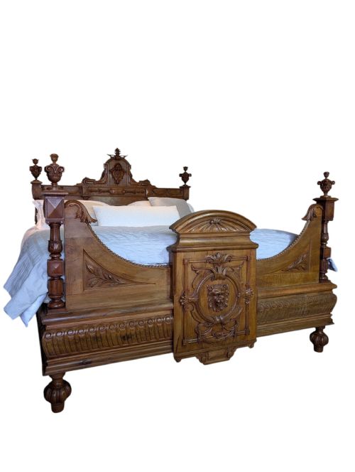 SUPER KING SIZED ANTIQUE BED - ADDITIONAL PHOTO 15