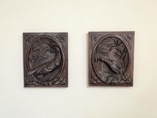 Pair of Carved Panels