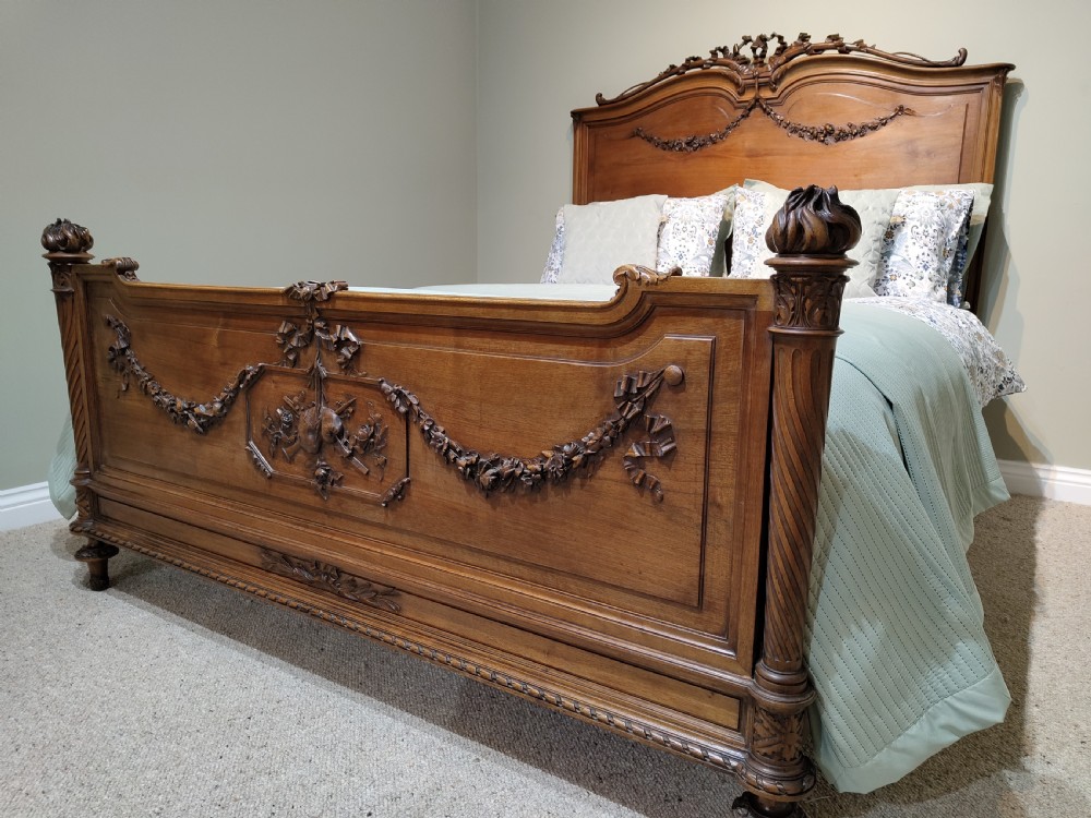 Antique French King Sized Bed  View XIII