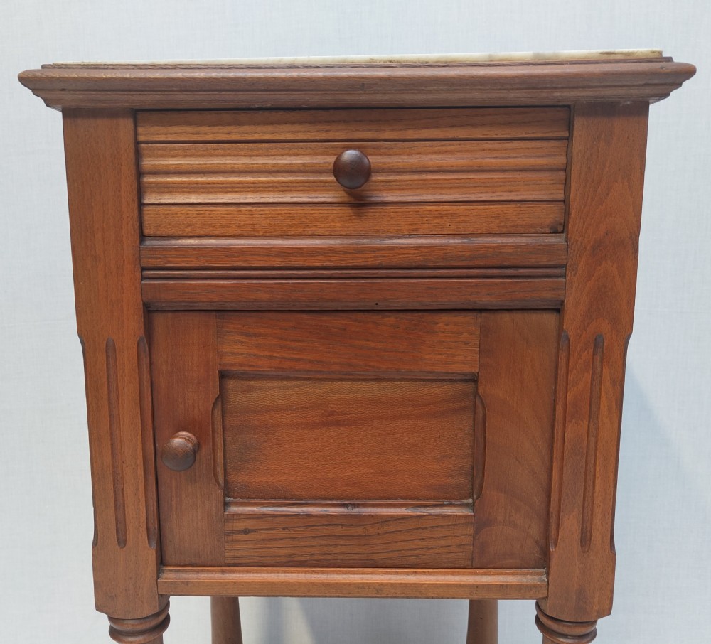 Antique French Bedside Cabinet  View II