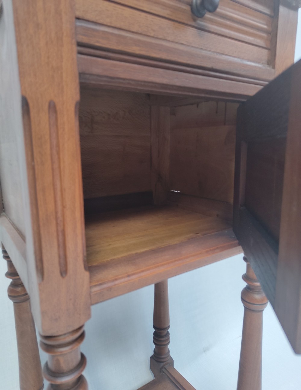 Antique French Bedside Cabinet  View VI