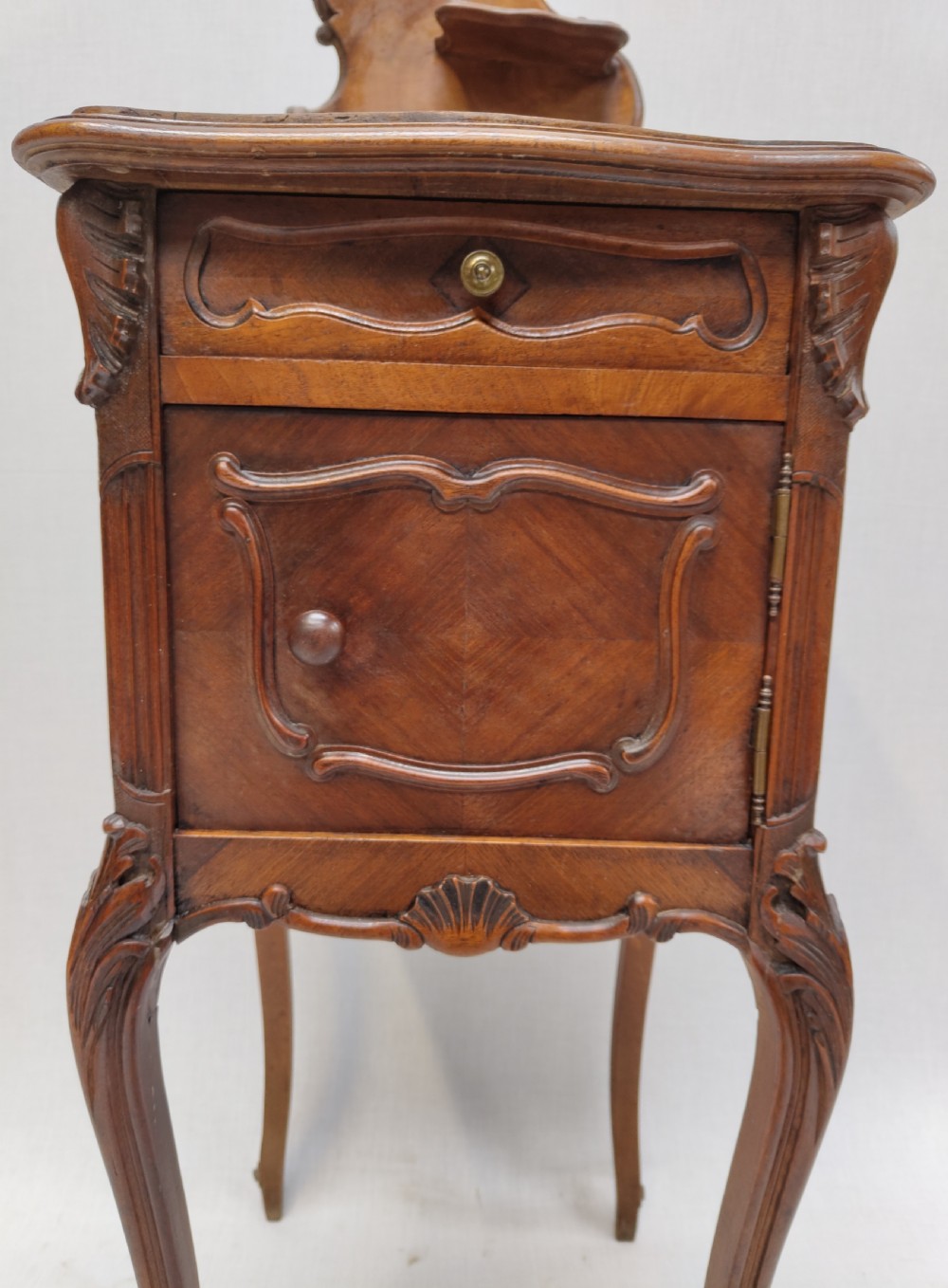 Antique French Bedside cabinet View V