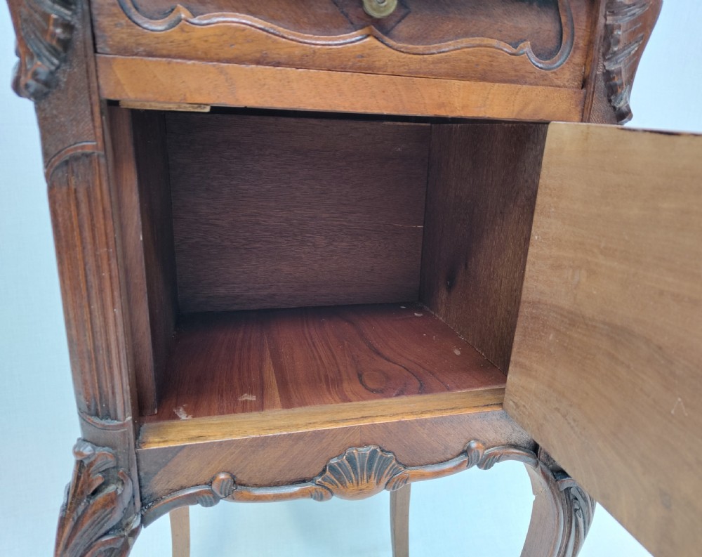 Antique French Bedside cabinet View X