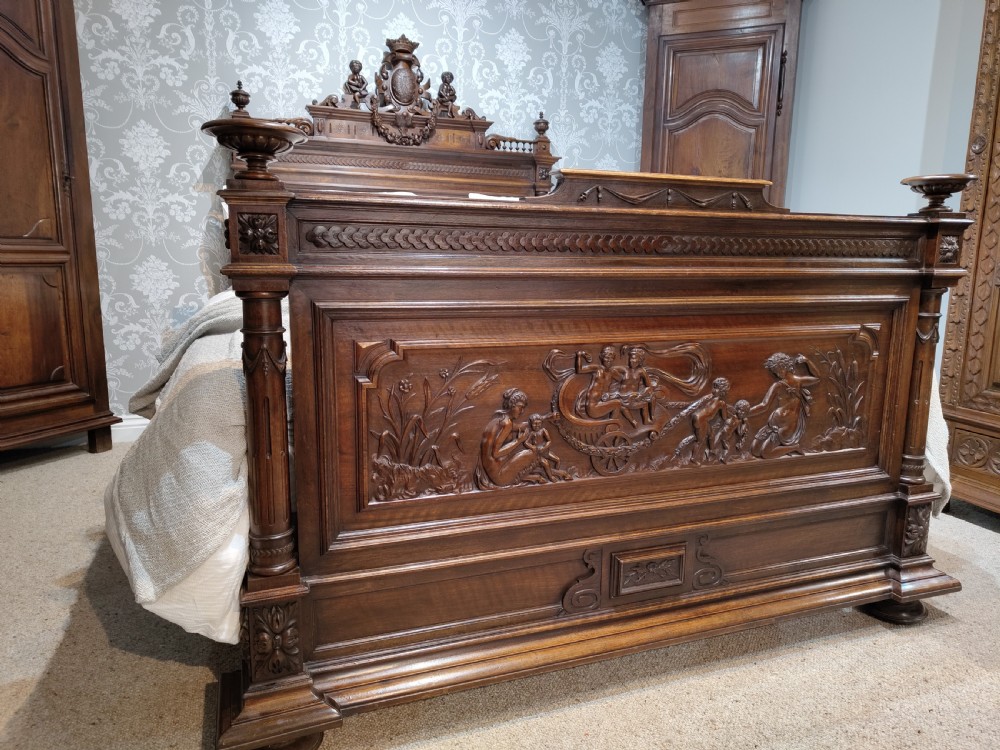 Antique French King Sized Bed 