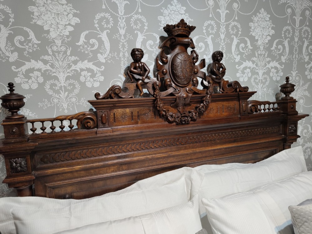 Antique French King Sized Bed  View V