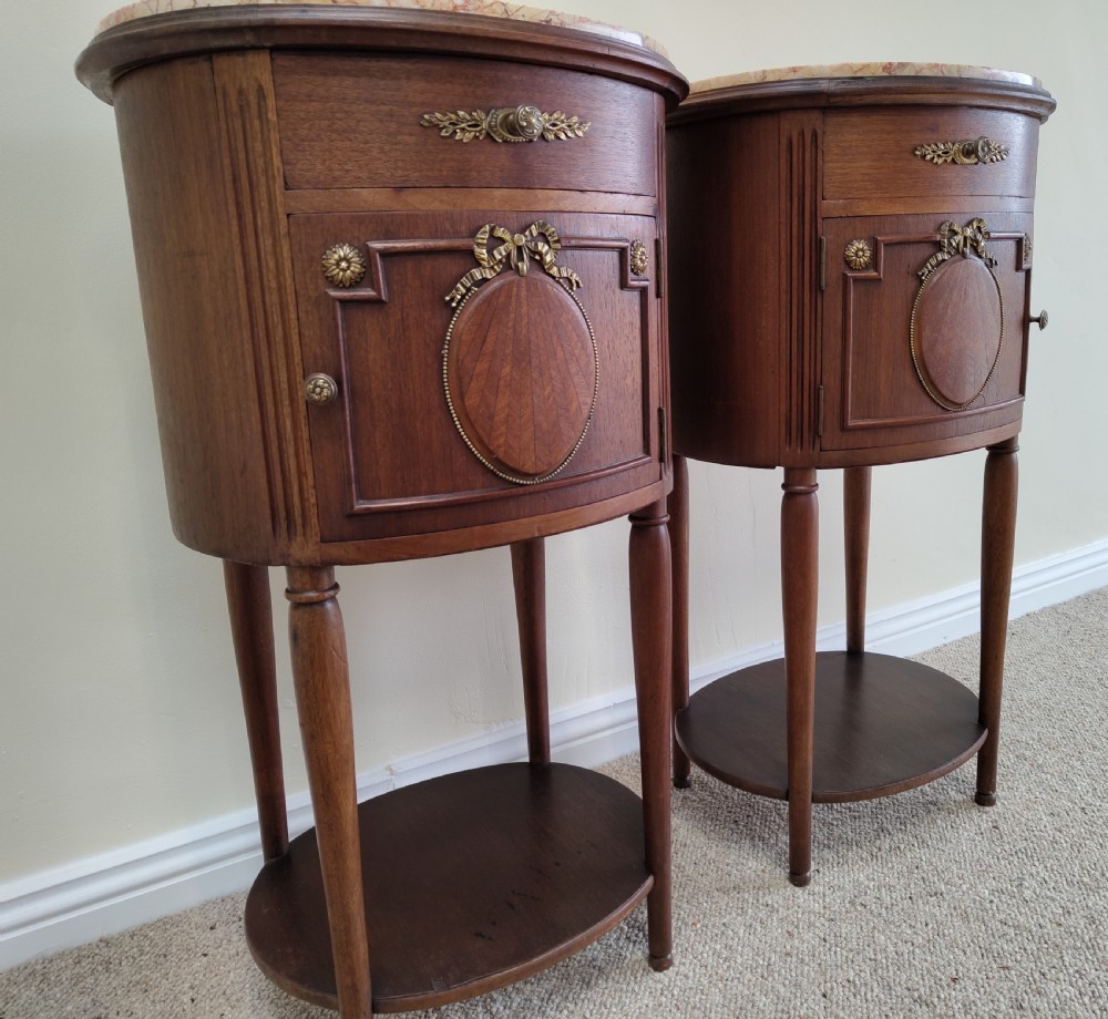 Pair of Antique Bedside Cabinets
