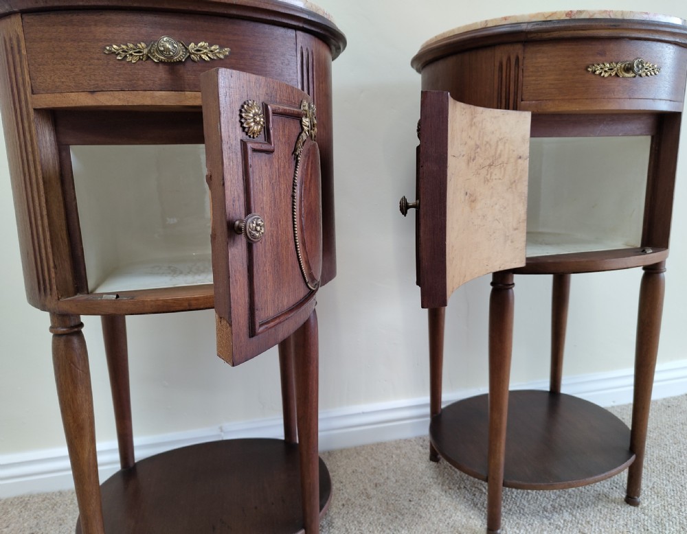 Pair of Antique Bedside Cabinets View IV