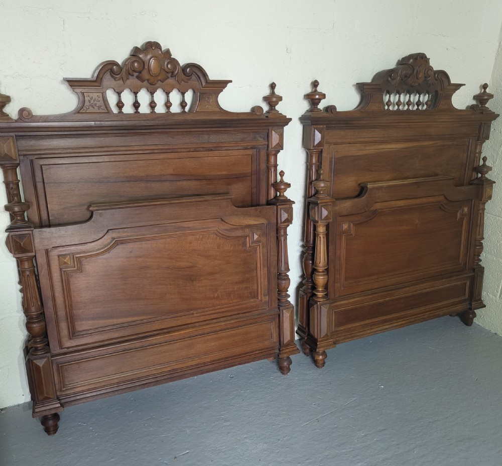 Pair of Antique Beds View VIII