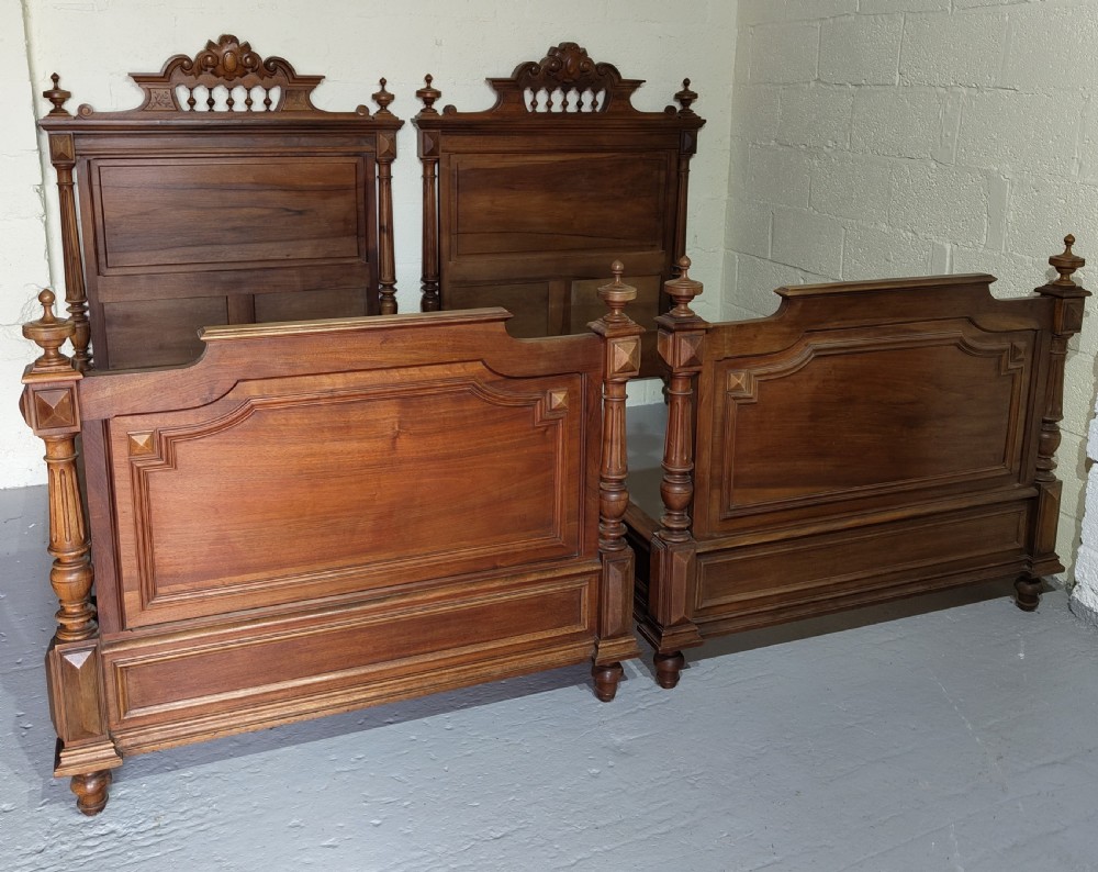 Pair of Antique Beds View XII