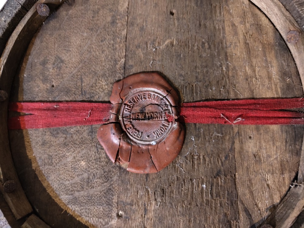 Antique Whiskey Barrel View VI