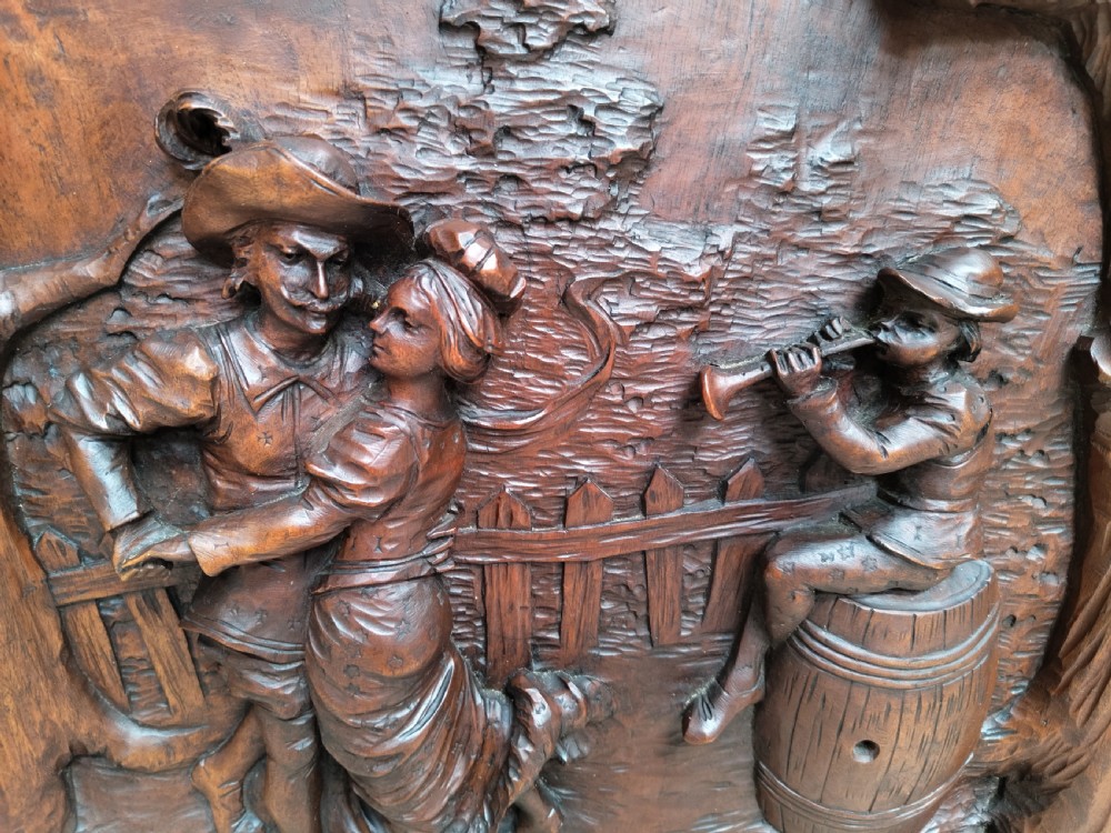 Antique Carved Panel  View V