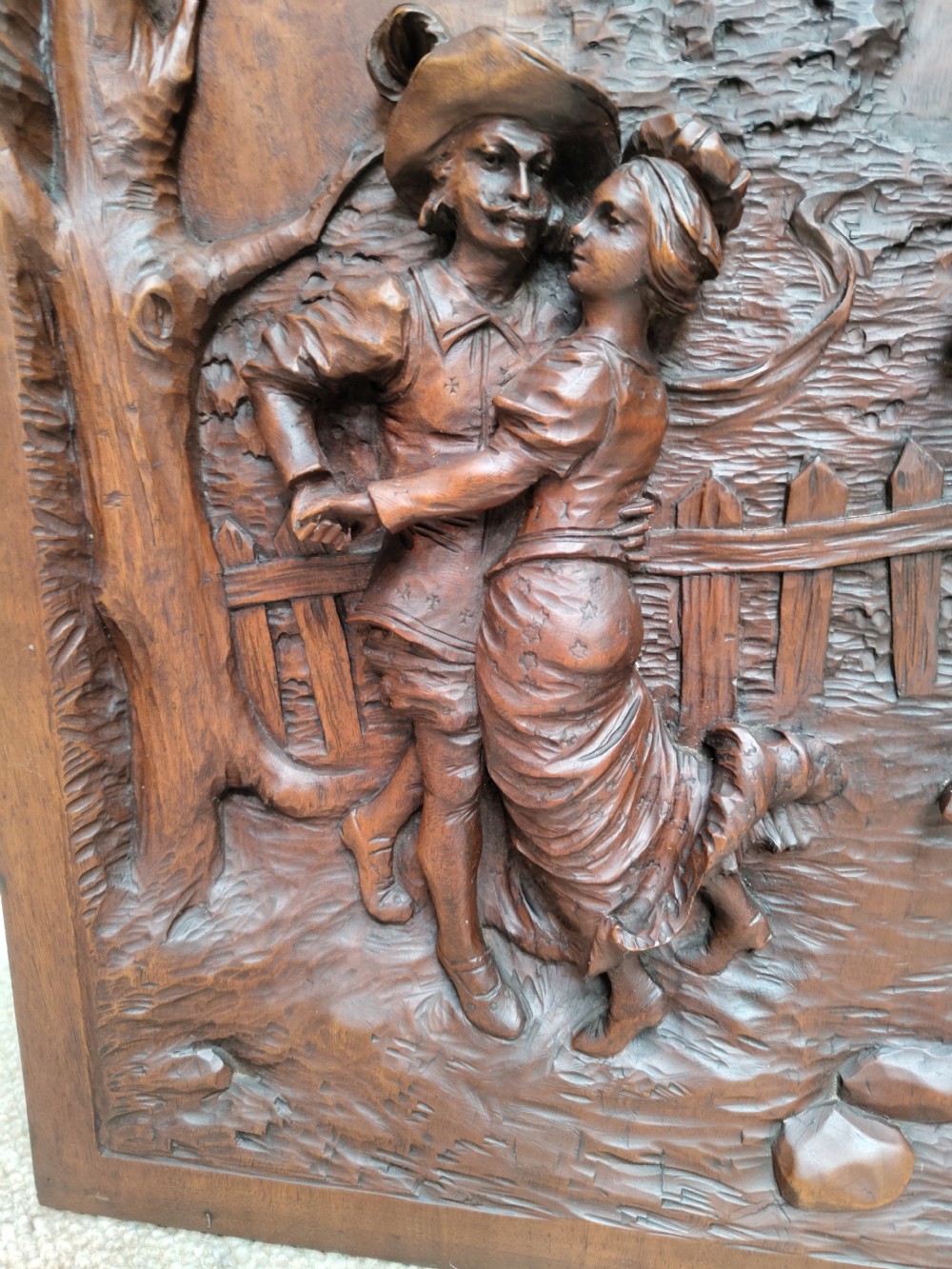 Antique Carved Panel  View VII