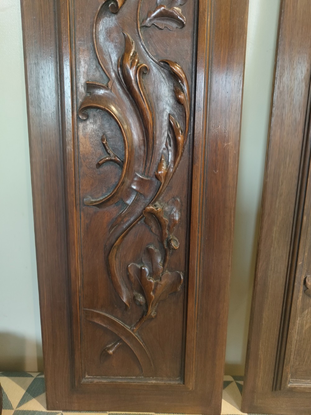 Pair of Carved Panels  View II