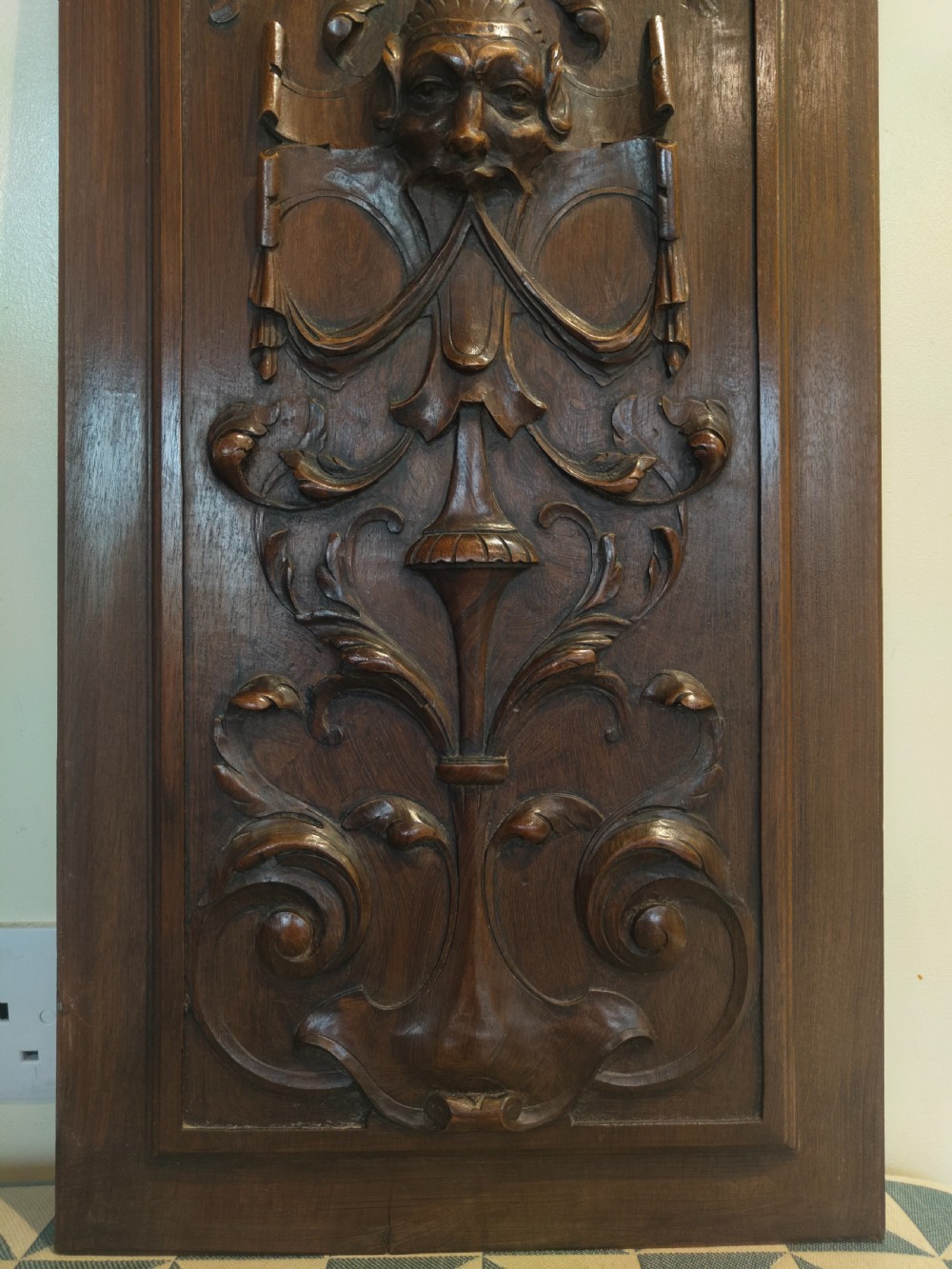 Antique Carved Panel  View II