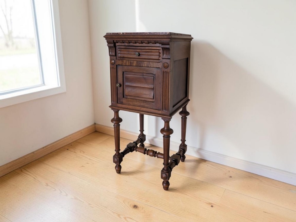Antique Bedside Cabinet 