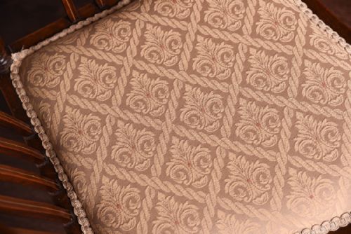 fig 2. Edwardian inlaid mahogany corner chair