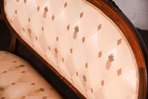 fig 2. Edwardian inlaid mahogany parlour sofa