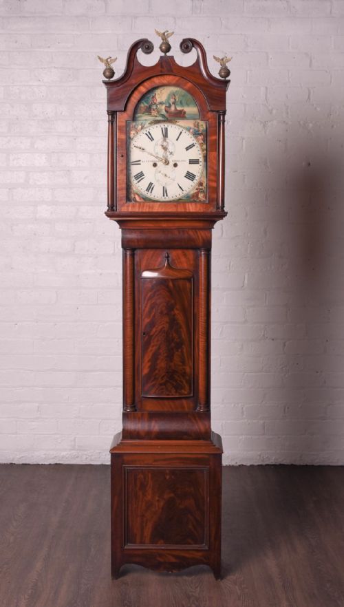 Victorian Mahogany 8 Day Longcase Clock by Ketterer & Co of Stirling