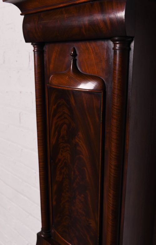 fig 2. Victorian mahogany 8 day longcase clock by Ketterer & Co of Stirling